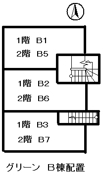 グリーン　Ｂ棟配置.bmp