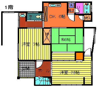 御殿山町貸家１階.bmp